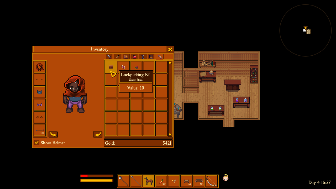 Quest Item Tab